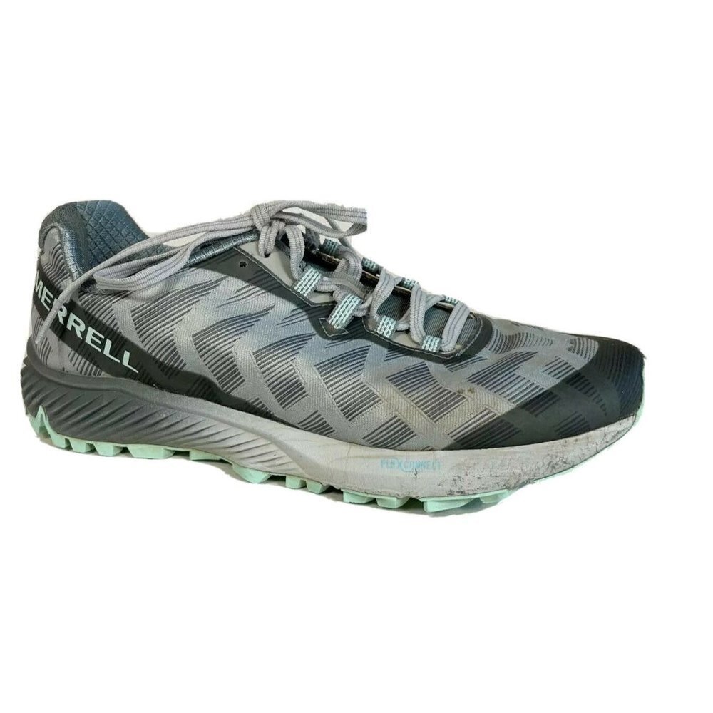 Merrell Womens Agility Synthesis Flex Hiking Running Sneakers Gray US 7 J48992